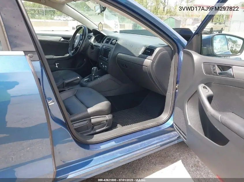 2015 Volkswagen Jetta 1.8T Se VIN: 3VWD17AJ9FM297822 Lot: 42621800