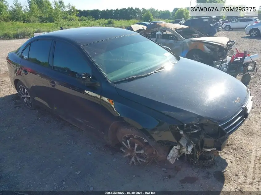 2016 Volkswagen Jetta 1.4T Se VIN: 3VWD67AJ7GM295375 Lot: 42594822