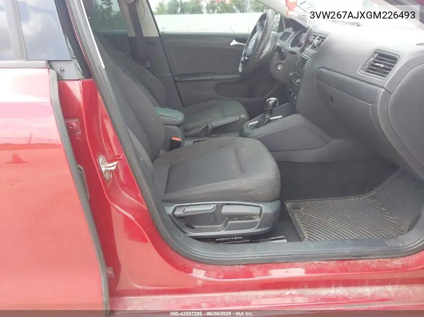 3vw267ajxgm226493 3VW267AJXGM226493 2016 Volkswagen Jetta 1.4T S