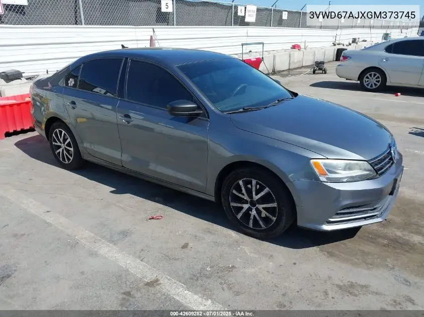 2016 Volkswagen Jetta 1.4T Se VIN: 3VWD67AJXGM373745 Lot: 42609282