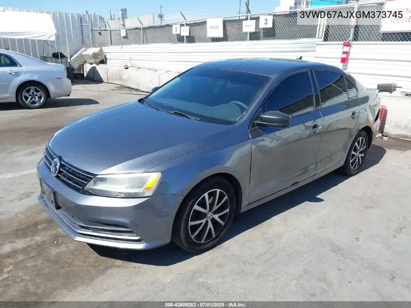 2016 Volkswagen Jetta 1.4T Se VIN: 3VWD67AJXGM373745 Lot: 42609282