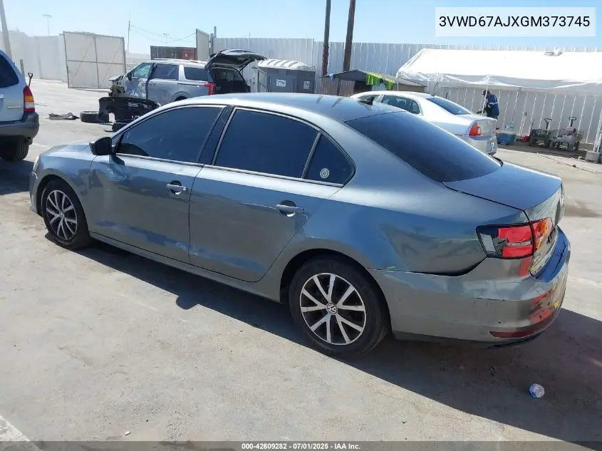 2016 Volkswagen Jetta 1.4T Se VIN: 3VWD67AJXGM373745 Lot: 42609282