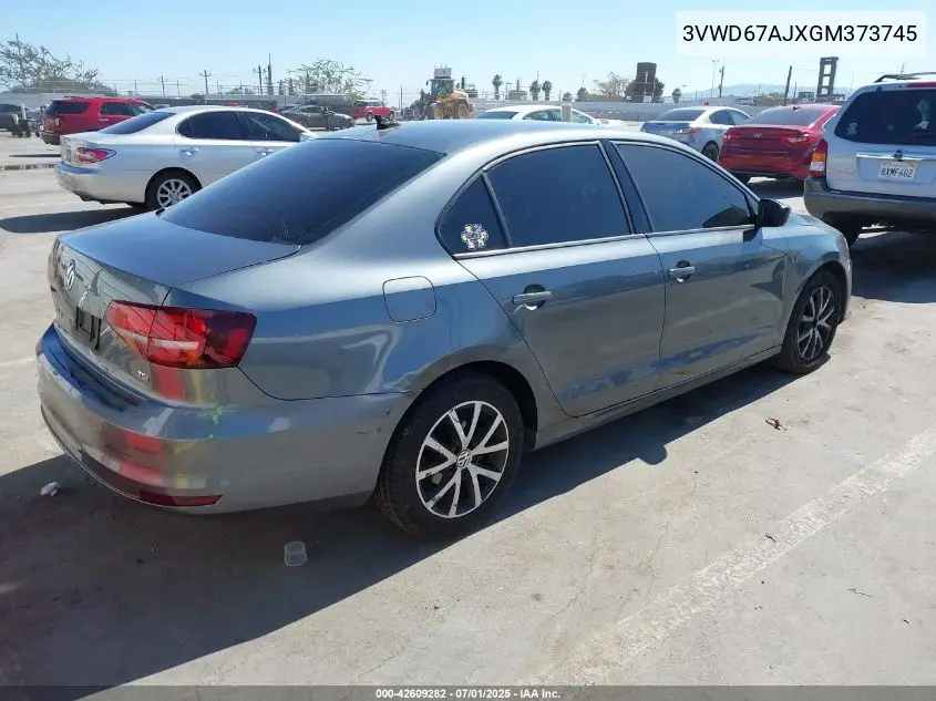2016 Volkswagen Jetta 1.4T Se VIN: 3VWD67AJXGM373745 Lot: 42609282