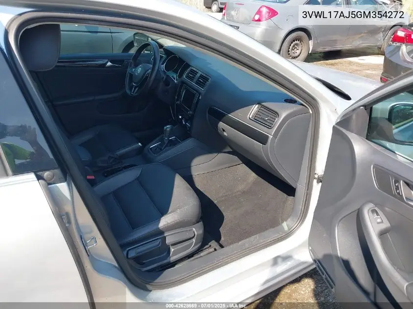 2016 Volkswagen Jetta 1.8T Sel VIN: 3VWL17AJ5GM354272 Lot: 42628669
