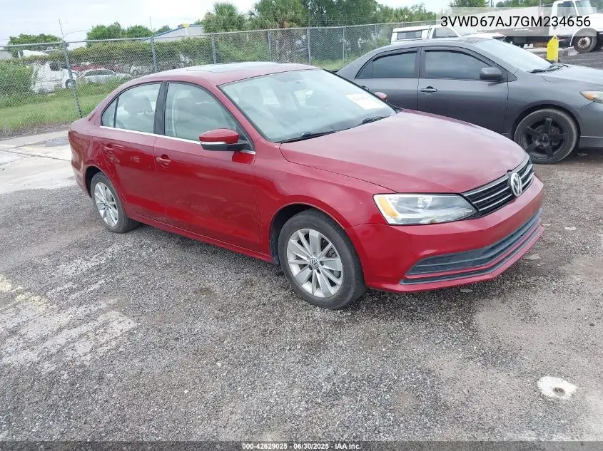 2016 Volkswagen Jetta 1.4T Se VIN: 3VWD67AJ7GM234656 Lot: 42629025