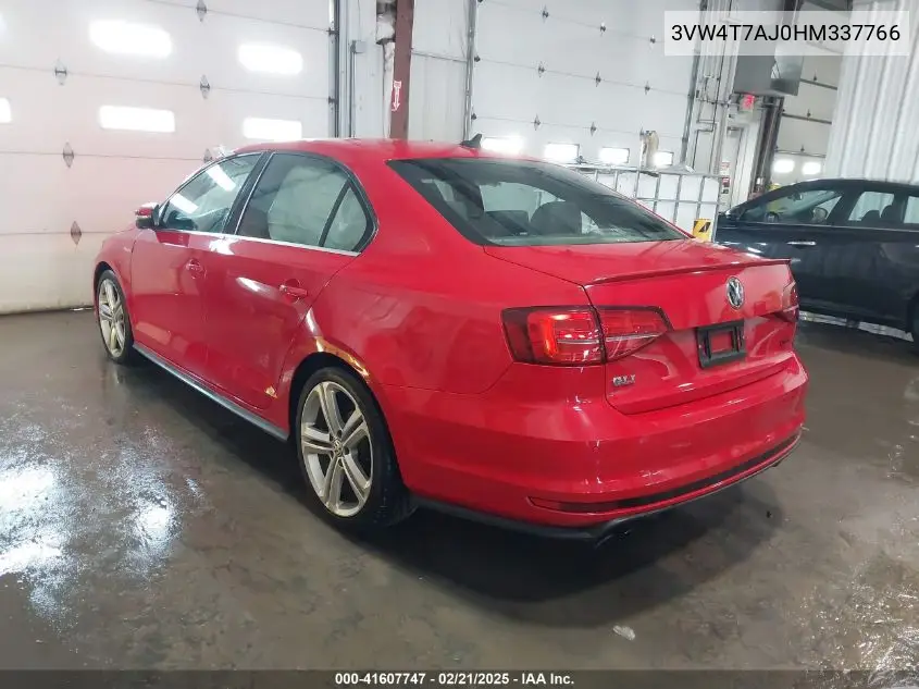 2017 Volkswagen Jetta Gli VIN: 3VW4T7AJ0HM337766 Lot: 41607747