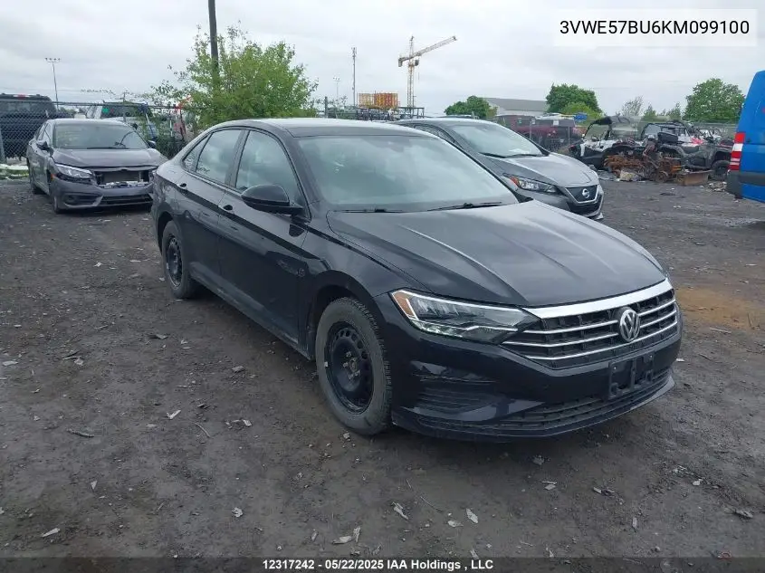 2019 Volkswagen Jetta 1.4 Tsi Highline VIN: 3VWE57BU6KM099100 Lot: 12317242