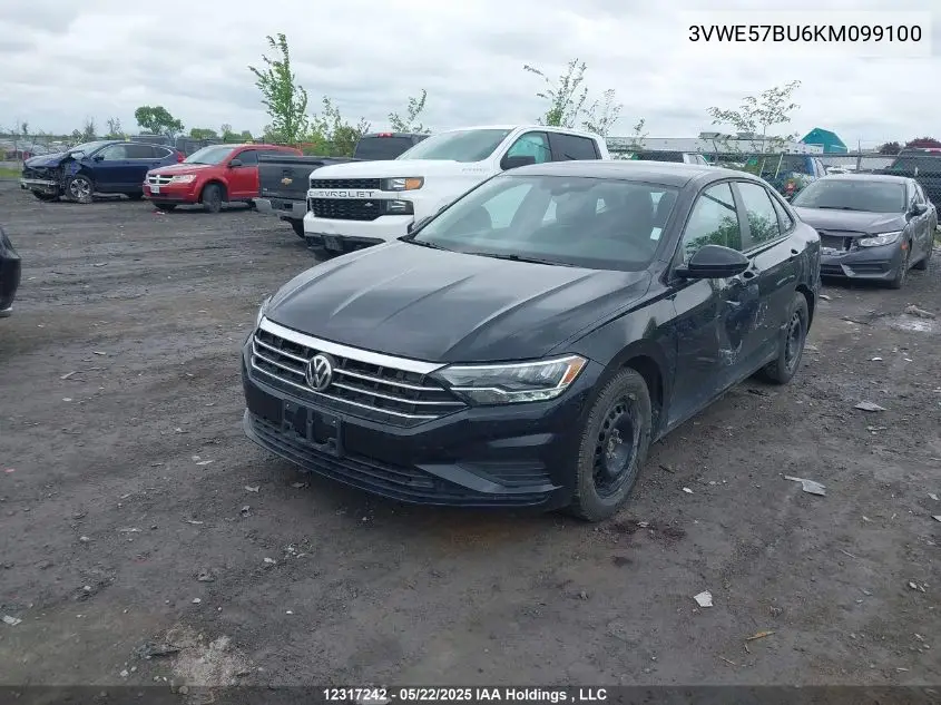 2019 Volkswagen Jetta 1.4 Tsi Highline VIN: 3VWE57BU6KM099100 Lot: 12317242