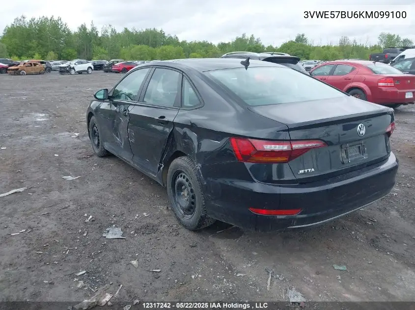 2019 Volkswagen Jetta 1.4 Tsi Highline VIN: 3VWE57BU6KM099100 Lot: 12317242