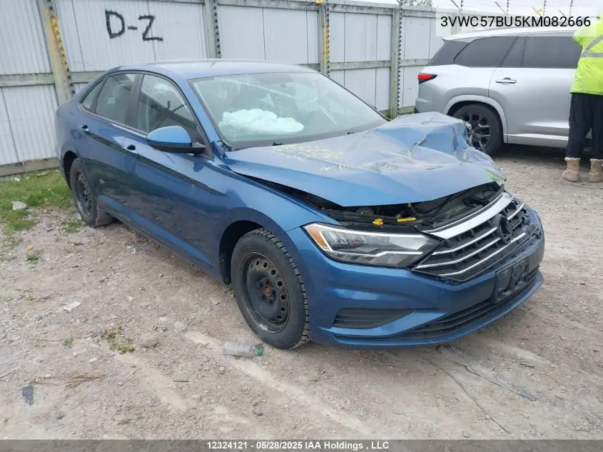 2019 Volkswagen Jetta S/Se/R-Line VIN: 3VWC57BU5KM082666 Lot: 12324121