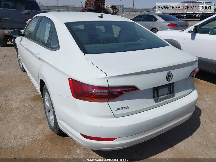 2019 Volkswagen Jetta 1.4T R-Line/1.4T S/1.4T Se VIN: 3VWC57BU7KM110001 Lot: 42244184