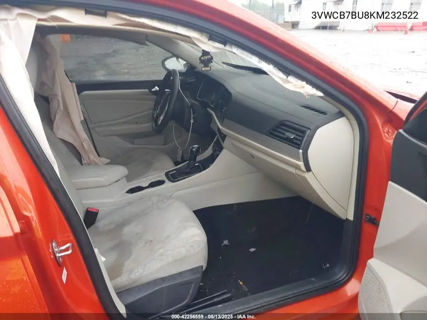 2019 Volkswagen Jetta 1.4T R-Line/1.4T S/1.4T Se VIN: 3VWCB7BU8KM232522 Lot: 42256559
