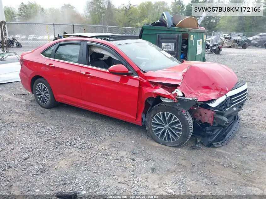 2019 Volkswagen Jetta 1.4T R-Line/1.4T S/1.4T Se VIN: 3VWC57BU8KM172166 Lot: 42257866