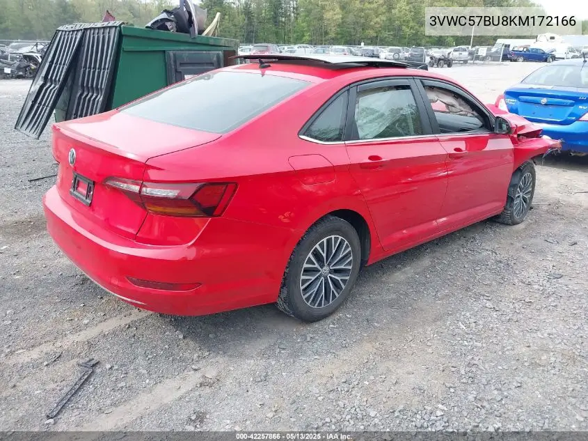 2019 Volkswagen Jetta 1.4T R-Line/1.4T S/1.4T Se VIN: 3VWC57BU8KM172166 Lot: 42257866