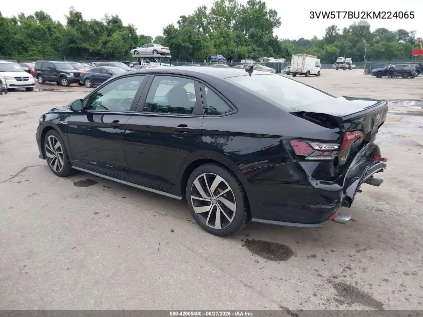 2019 Volkswagen Jetta Gli 2.0T 35Th Anniversary Edition/2.0T Autobahn/2.0T S VIN: 3VW5T7BU2KM224065 Lot: 42605400