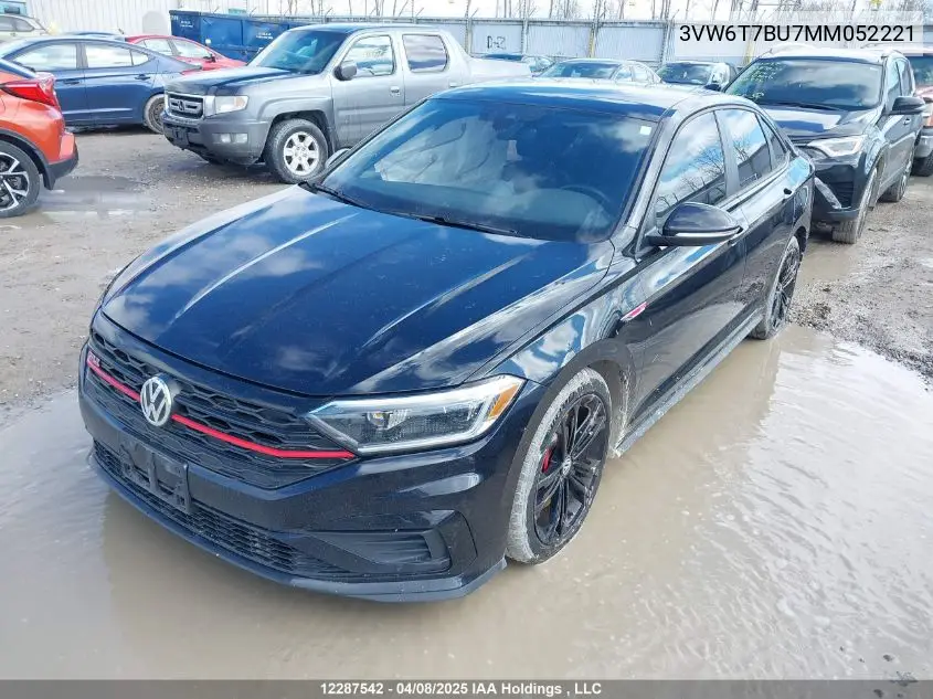 2021 Volkswagen Jetta VIN: 3VW6T7BU7MM052221 Lot: 12287542