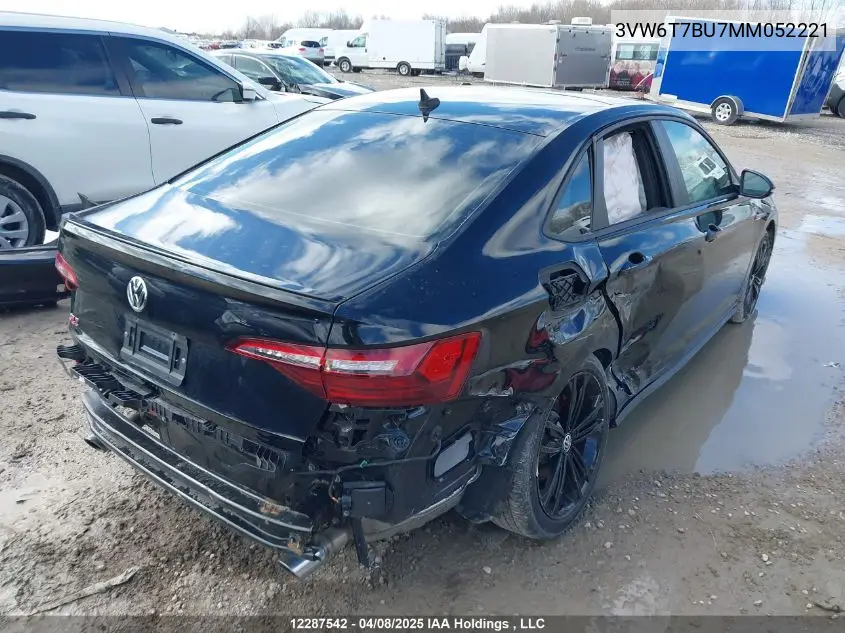 2021 Volkswagen Jetta VIN: 3VW6T7BU7MM052221 Lot: 12287542