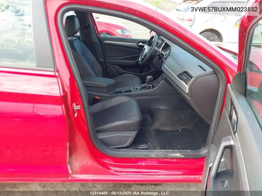 2021 Volkswagen Jetta Sel VIN: 3VWE57BUXMM023852 Lot: 12314480