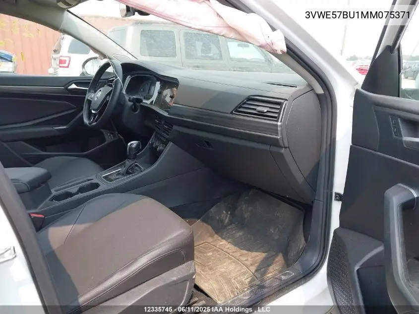 2021 Volkswagen Jetta Highline VIN: 3VWE57BU1MM075371 Lot: 12335745