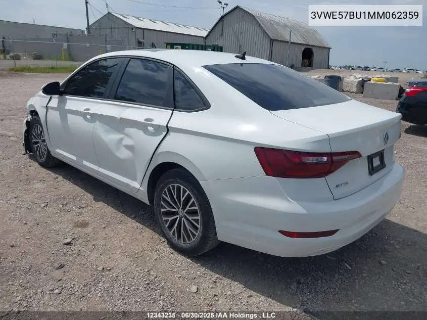 2021 Volkswagen Jetta Highline VIN: 3VWE57BU1MM062359 Lot: 12343235