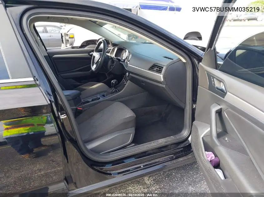 2021 Volkswagen Jetta 1.4T R-Line/1.4T S/1.4T Se VIN: 3VWC57BU5MM035219 Lot: 42009335