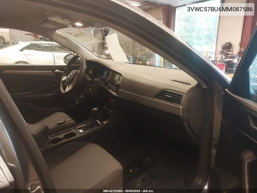 2021 Volkswagen Jetta 1.4T R-Line/1.4T S/1.4T Se VIN: 3VWC57BU6MM087586 Lot: 42181804