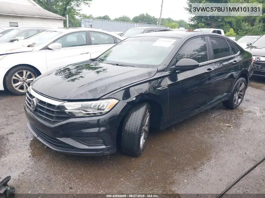 2021 Volkswagen Jetta S/Se/R-Line VIN: 3VWC57BU1MM101331 Lot: 42592409