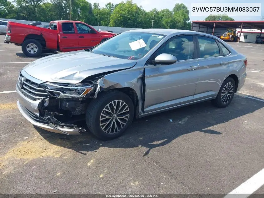 2021 Volkswagen Jetta 1.4T R-Line/1.4T S/1.4T Se VIN: 3VWC57BU3MM083057 Lot: 42602062