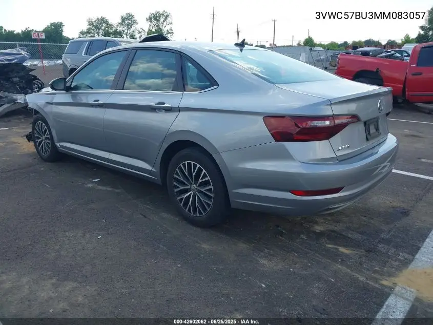 2021 Volkswagen Jetta 1.4T R-Line/1.4T S/1.4T Se VIN: 3VWC57BU3MM083057 Lot: 42602062