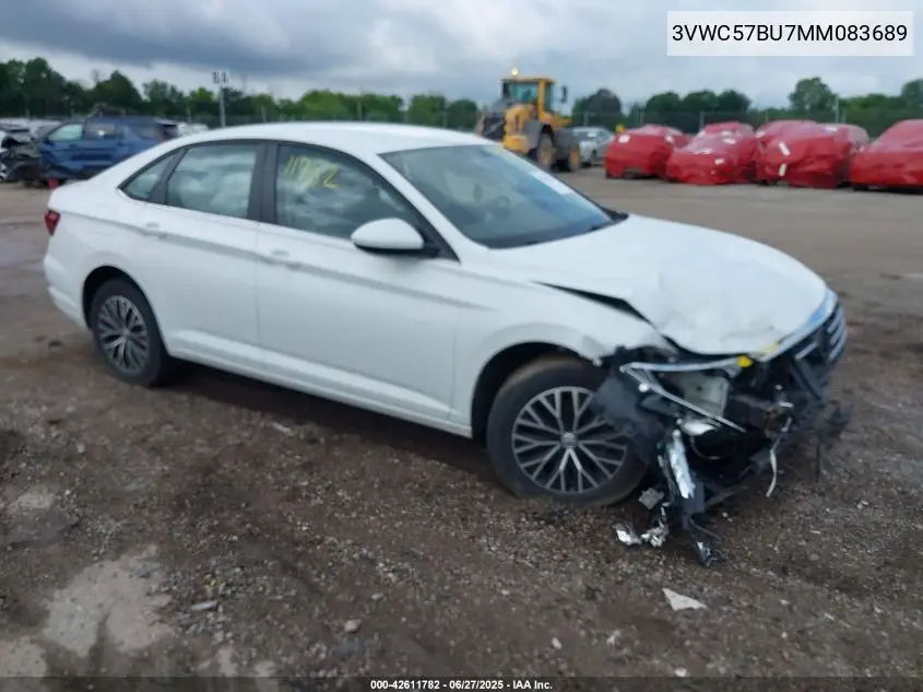 2021 Volkswagen Jetta 1.4T R-Line/1.4T S/1.4T Se VIN: 3VWC57BU7MM083689 Lot: 42611782