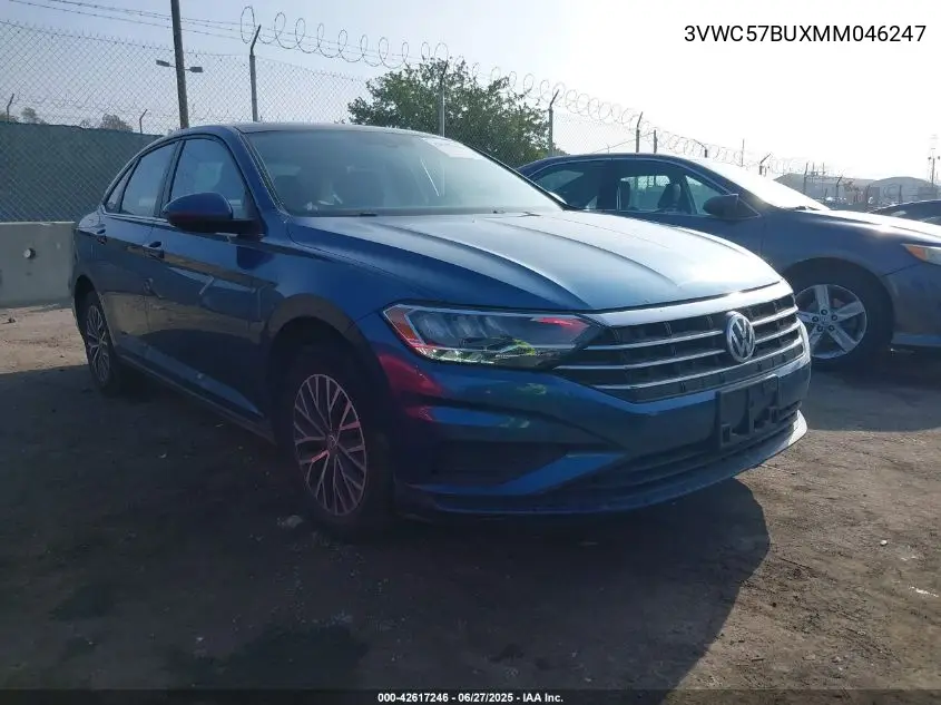 2021 Volkswagen Jetta 1.4T R-Line/1.4T S/1.4T Se VIN: 3VWC57BUXMM046247 Lot: 42617246