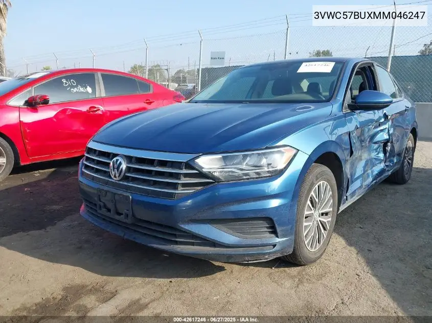 2021 Volkswagen Jetta 1.4T R-Line/1.4T S/1.4T Se VIN: 3VWC57BUXMM046247 Lot: 42617246