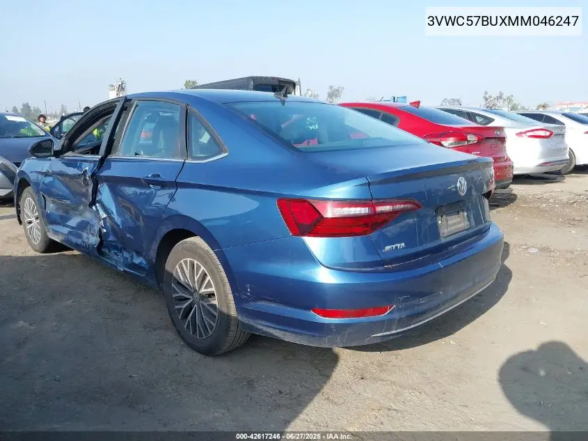 2021 Volkswagen Jetta 1.4T R-Line/1.4T S/1.4T Se VIN: 3VWC57BUXMM046247 Lot: 42617246