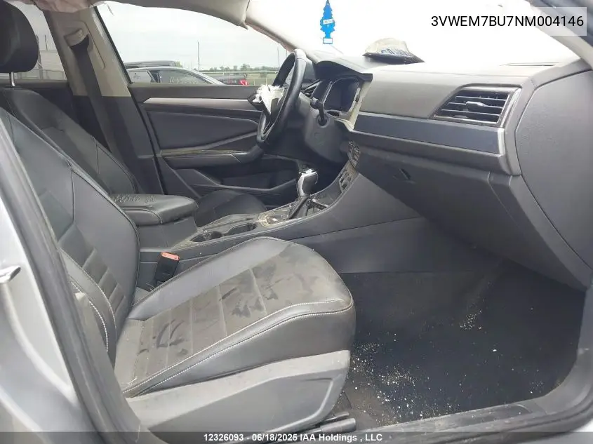 2022 Volkswagen Jetta VIN: 3VWEM7BU7NM004146 Lot: 12326093
