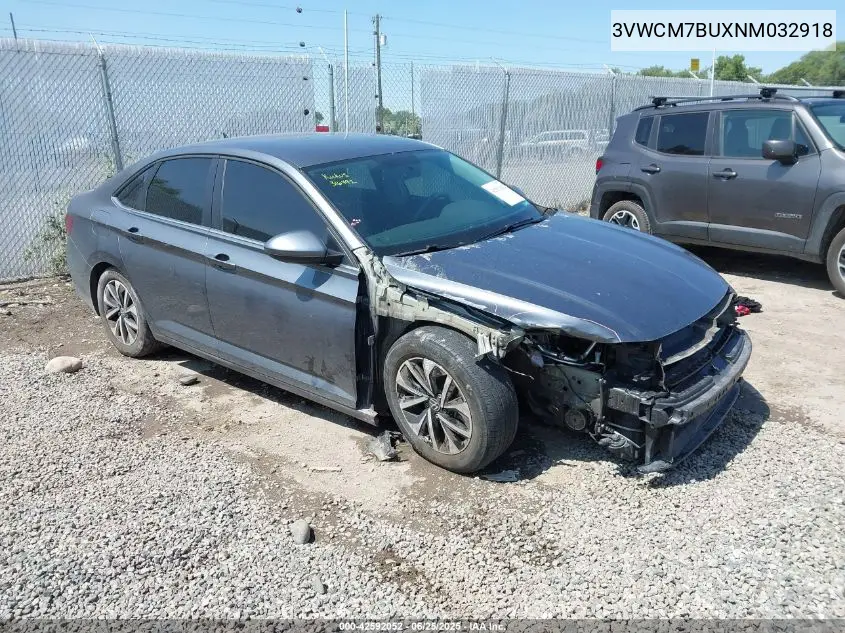 2022 Volkswagen Jetta 1.5T S VIN: 3VWCM7BUXNM032918 Lot: 42592052