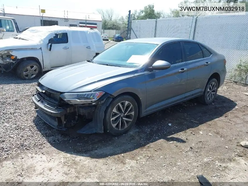 2022 Volkswagen Jetta 1.5T S VIN: 3VWCM7BUXNM032918 Lot: 42592052