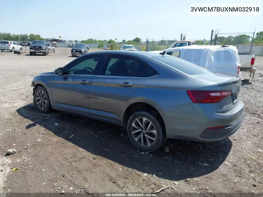 2022 Volkswagen Jetta 1.5T S VIN: 3VWCM7BUXNM032918 Lot: 42592052