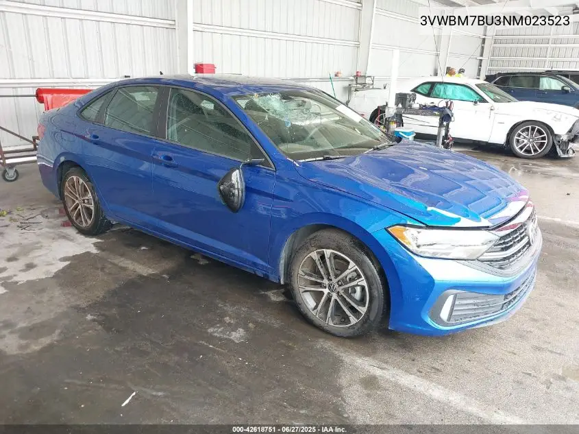 2022 Volkswagen Jetta 1.5T Sport VIN: 3VWBM7BU3NM023523 Lot: 42618751