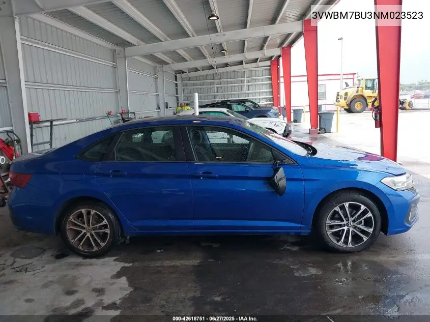 2022 Volkswagen Jetta 1.5T Sport VIN: 3VWBM7BU3NM023523 Lot: 42618751