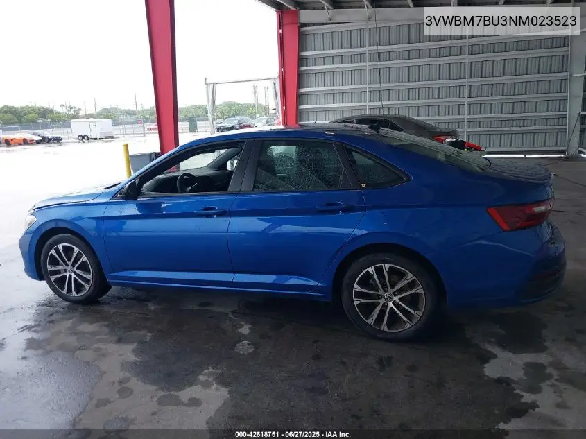 2022 Volkswagen Jetta 1.5T Sport VIN: 3VWBM7BU3NM023523 Lot: 42618751