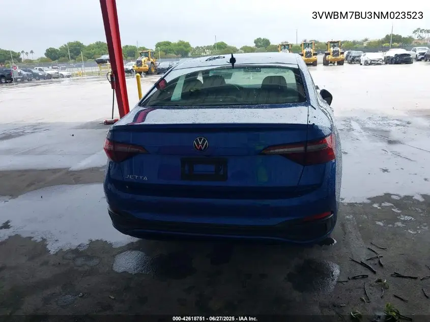 2022 Volkswagen Jetta 1.5T Sport VIN: 3VWBM7BU3NM023523 Lot: 42618751