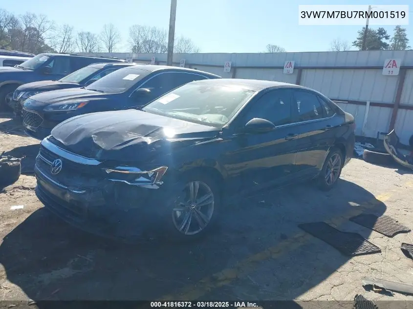 2024 Volkswagen Jetta 1.5T Se VIN: 3VW7M7BU7RM001519 Lot: 41816372