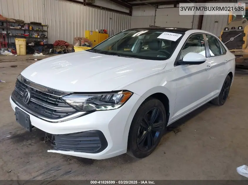 2024 Volkswagen Jetta 1.5T Se VIN: 3VW7M7BUXRM021635 Lot: 41826599