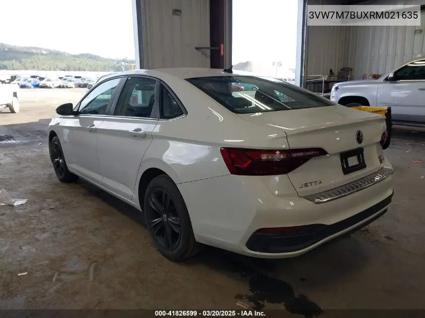 2024 Volkswagen Jetta 1.5T Se VIN: 3VW7M7BUXRM021635 Lot: 41826599