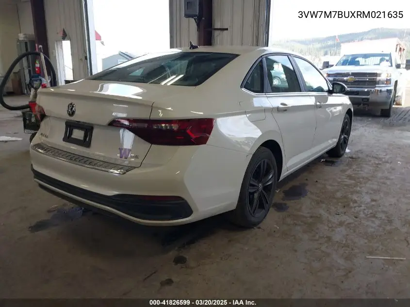 2024 Volkswagen Jetta 1.5T Se VIN: 3VW7M7BUXRM021635 Lot: 41826599
