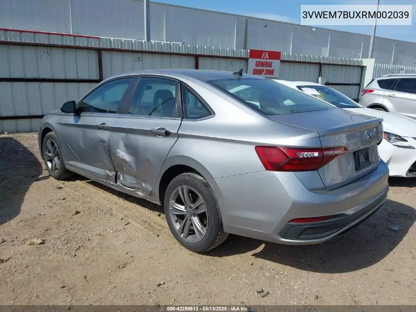 2024 Volkswagen Jetta 1.5T Se VIN: 3VWEM7BUXRM002039 Lot: 42258613