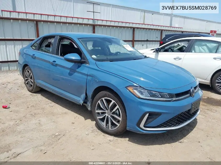 2025 Volkswagen Jetta 1.5T Se VIN: 3VWEX7BU5SM028769 Lot: 42256601