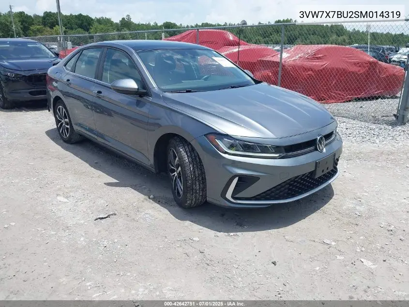 3vw7x7bu2sm014319 3VW7X7BU2SM014319 2025 Volkswagen Jetta 1.5T Se