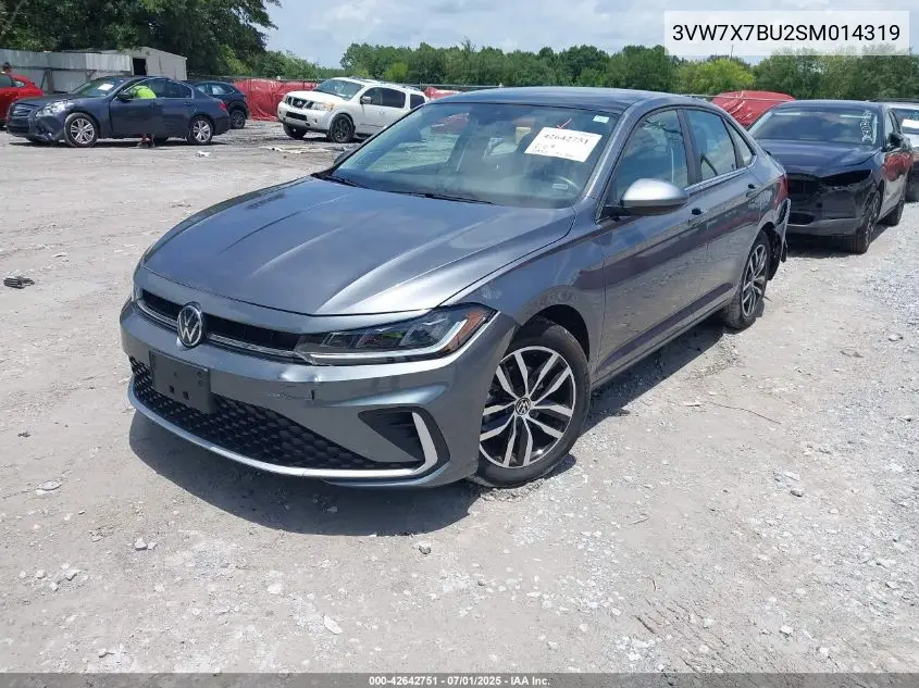 3vw7x7bu2sm014319 3VW7X7BU2SM014319 2025 Volkswagen Jetta 1.5T Se