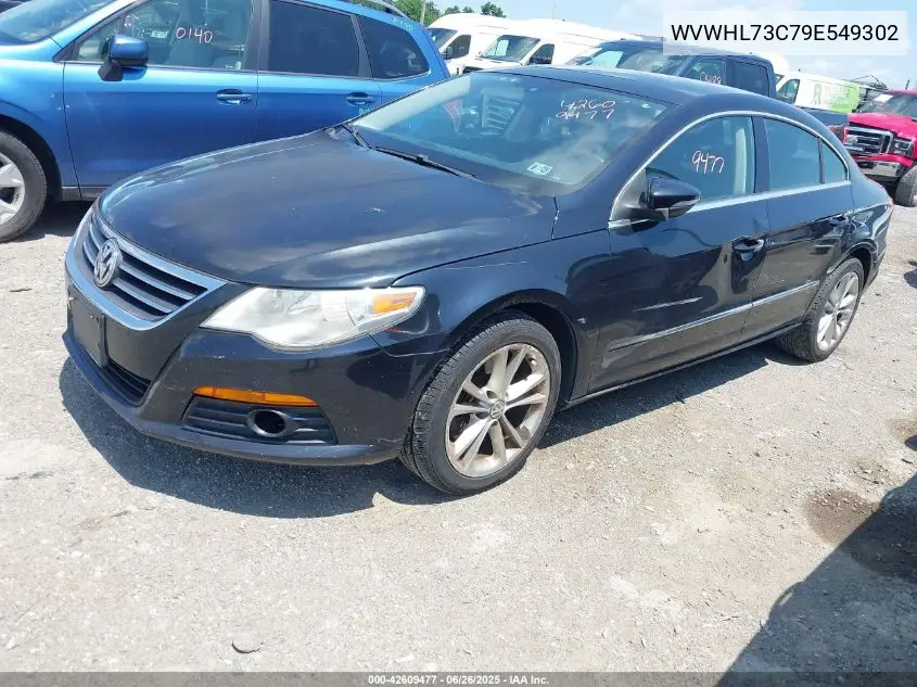 2009 Volkswagen Cc Luxury VIN: WVWHL73C79E549302 Lot: 42609477
